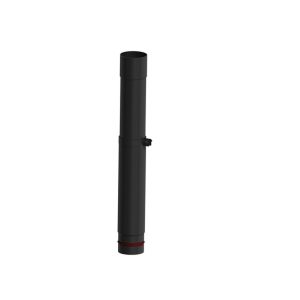 Røgrør Ø80 mm (med glatte samlinger og varmeskjold)