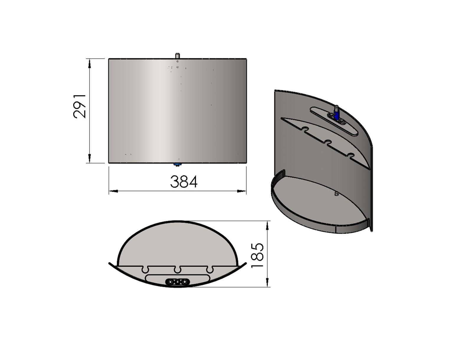 Brænderumslåge 360 gr. (TT20)