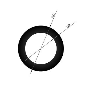 Rosette Ø 120 mm