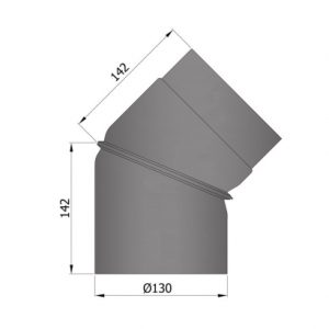 Bøjning Ø 130 mm - justerbar