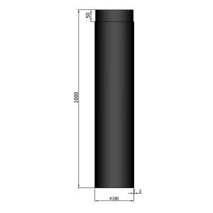 Lige rør Ø 180 mm