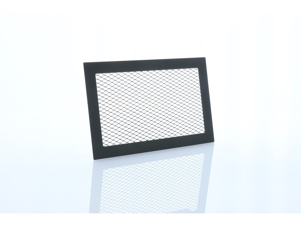 Ventilationsrist med net til montering i murværk eller plade 268x170mm