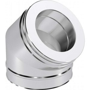 Metalbestos Multi 50 - Bøjning 45 gr. Ø200/300 mm blank