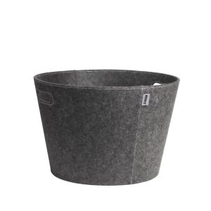 Brændekurv Aduro Proline grå filt Ø 45 cm.