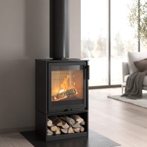 Contura 210 med brændefag  (støbejernslåge)