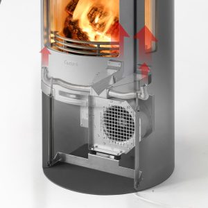 Contura 500 Blæser – Ventilator til brændeovn (510, 520T, 550, 560T, 560K, 570, 590) – 40W
