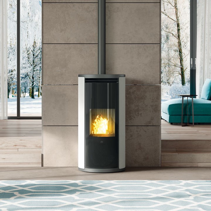 Edilkamin Evia2 UP med topudgang (8,2 kW)