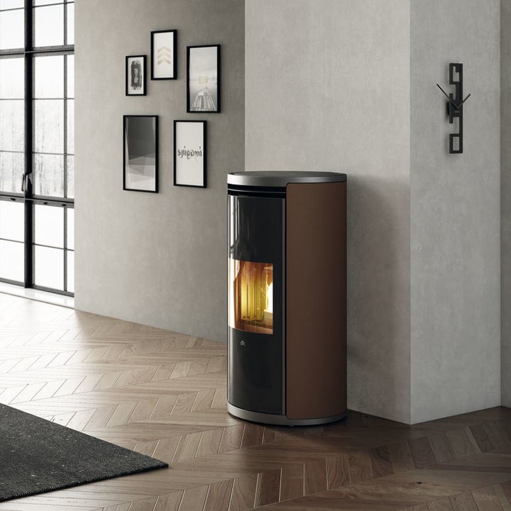 Edilkamin Evia2 UP med topudgang (8,2 kW) - Billede 4