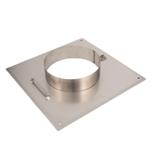 Blue Chimney flange til muret skorsten 375 x 375 mm