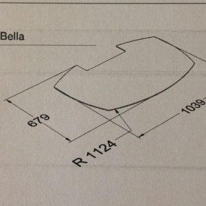 Formgulvplade 6 mm glas Jydepejsen Bella