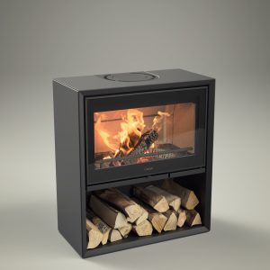 Contura 310G (sort med glaslåge)