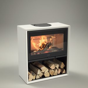 Contura 310G (hvid med glaslåge)