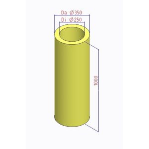 Isoleringskrave 1000mm til skråt loft-/etagegennemføring
