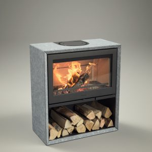 Contura 320T (Fedtsten med støbejernslåge)
