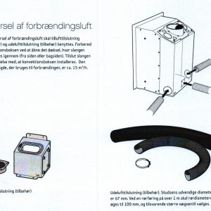 Friskluftstilslutning Contura i4 Modern
