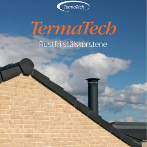 TermaTech stålskorsten Ø 150 mm (udvendig Ø250 mm)