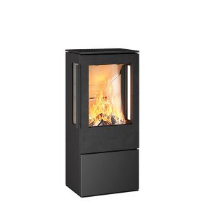 HWAM 5230c (sort med sideglas og støbejernslåge)
